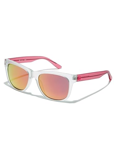 GUESS GG1127 Matte Crystal/Pink Mirror Lens One Size