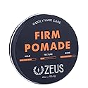 ZEUS Water-Based Pomade, Natural Shine All Day Hold - MADE IN USA (4 oz.)