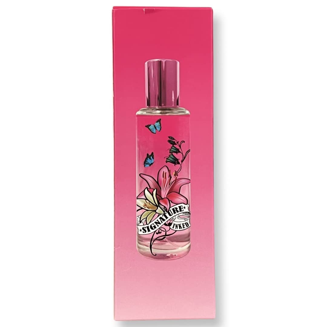United Scents LOVE SIGNATURE INKED - Eau de Parfum for Women - Notes of Mango, Grapefruit, and Wild Strawberry - 3.4 Fl Oz