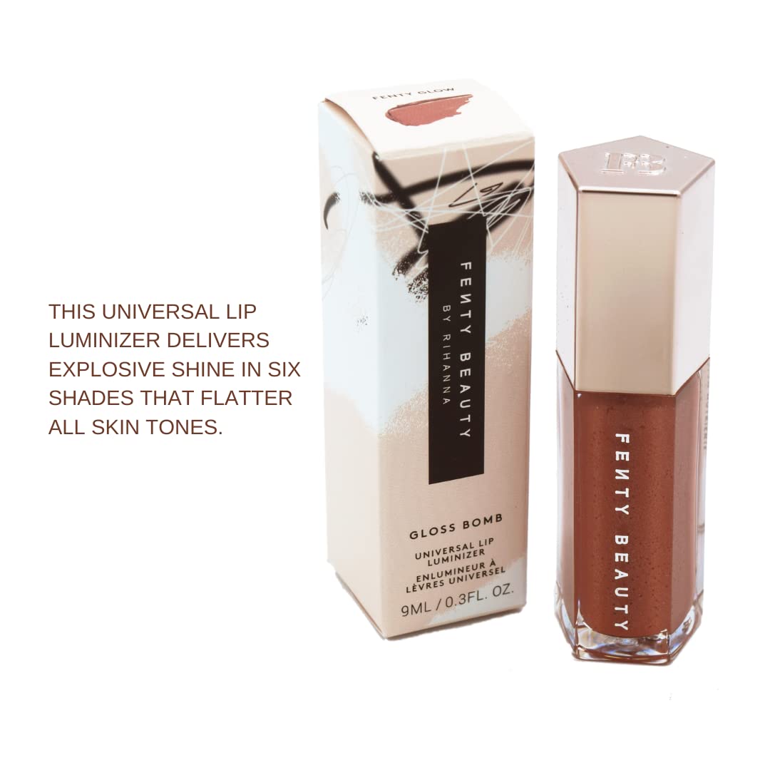 Gloss Bomb Universal Lip Luminizer - 01 Fenty Glow by Fenty Beauty for Women - 0.3 oz Lip Gloss