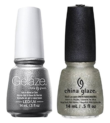 China Glaze Gelaze Tips and Toes Nail Polish, Gossip Over Gimlets, 2 Count Beauty & Personal Care China Glaze