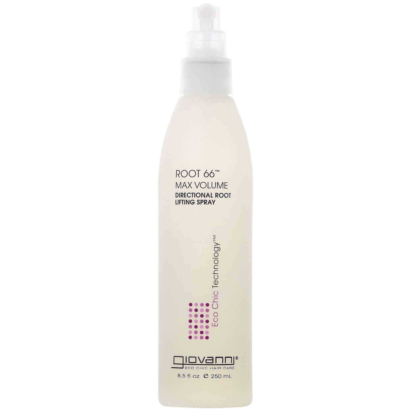 GIOVANNI Eco Chic Root 66 Max Volume Spray, 8.5 oz. - For Fine Lifeless Hair, Pro-Vitamin B5, Horsetail Extract, Sea Salt, Kiwi, Lauryl & Laureth
