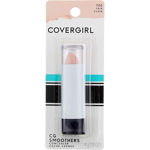 CoverGirl Smoothers Concealer, Fair [705], 0.14 oz (Pack of 10)