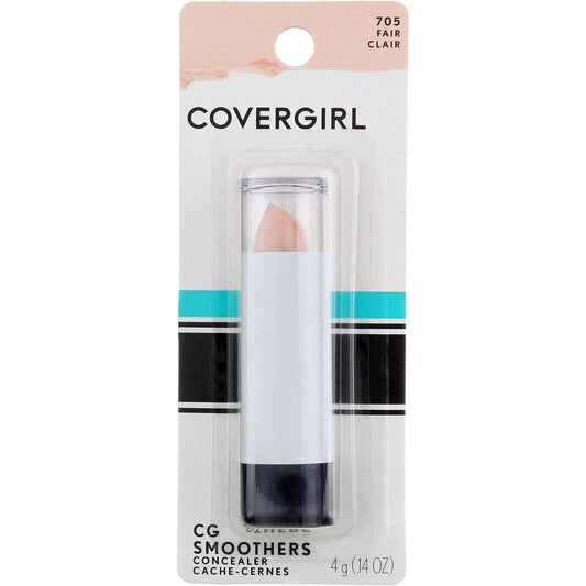 CoverGirl Smoothers Concealer, Fair [705], 0.14 oz (Pack of 4)
