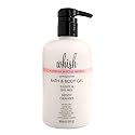 Whish Beauty Pomegranate Body Wash - Moisturizing Bath & Body Gel for Women - Gentle on Sensitive Skin with Shea Butter & Aloe - Sulfate & Paraben