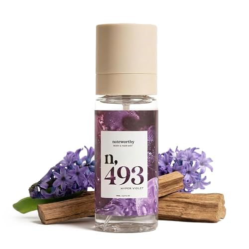 Noteworthy n,493 Hyper Violet Body Mist - Pink Peppercorn • Orange Zest • Moonberry • Rose Petals • Hyacinth • Cashmere Woods • Amber | Ethereal Beauty & Personal Care Noteworthy