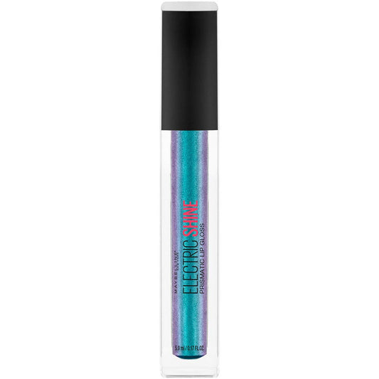 Maybelline New York Lip Studio Electric Shine Prismatic Lip Gloss Makeup, Electric Blue, 0.17 fl. oz. Beauty & Personal Care MAYBELLINE