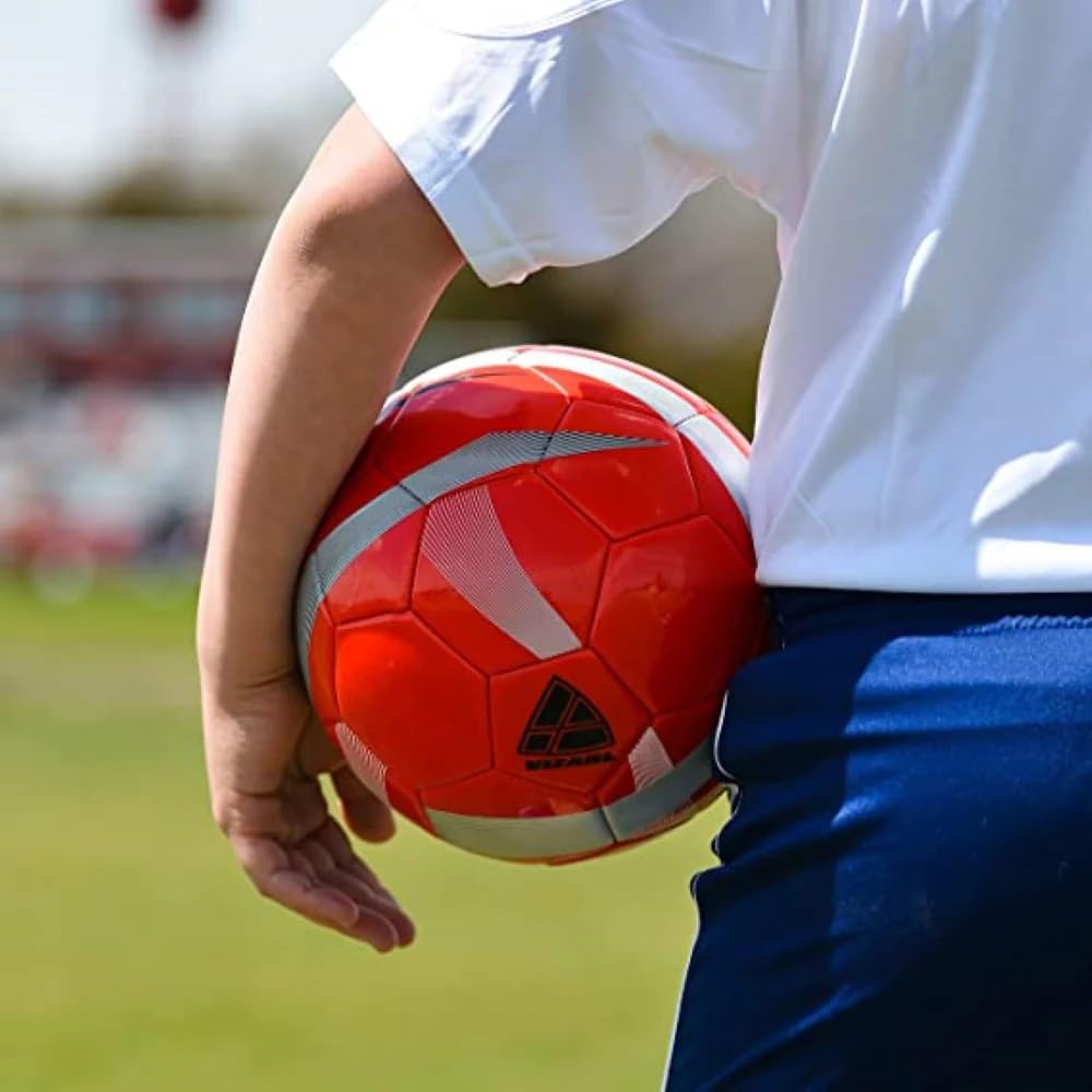 Vizari Soccer Ball for Youth, Adult, Kids | Sizes 3,4,5 | Durable TPU Soccer Ball for Match & Practice | Perfect for Indoor & Outdoor Play - Pink…
