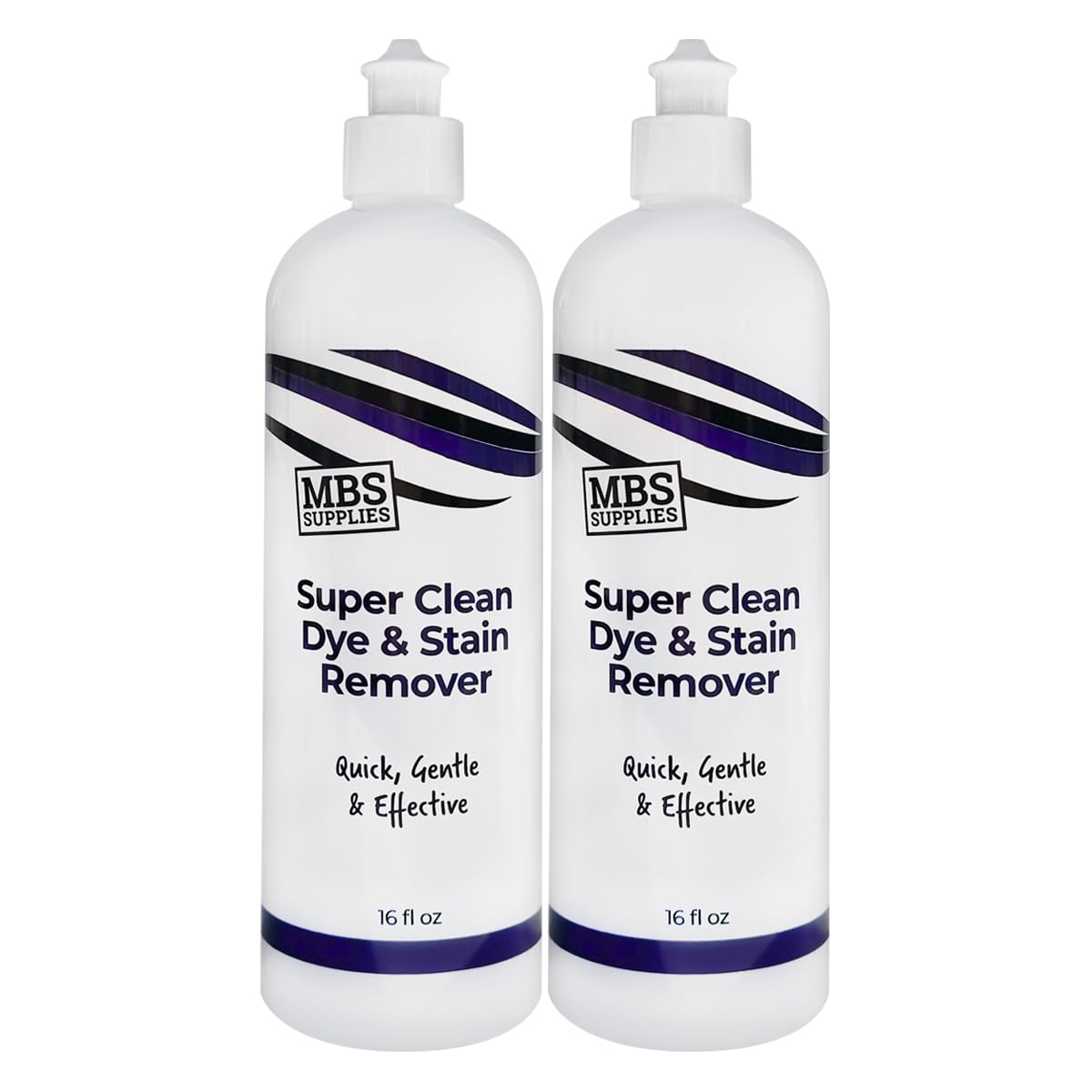 Super Clean Dye & Stain Remover - Gentle 16 oz (2 Pack) Formula for Hair Color Stains on Skin & Hair | pH Balanced & Sensitive Skin Safe