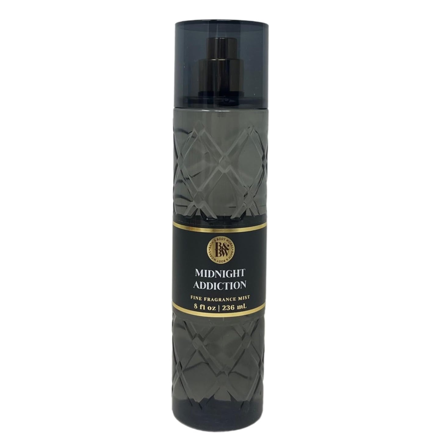 Bath & Body Works Midnight Addiction 2 Pack Fine Fragrance Mist Bundle with a Natural Oats Bar Soap - Full Size