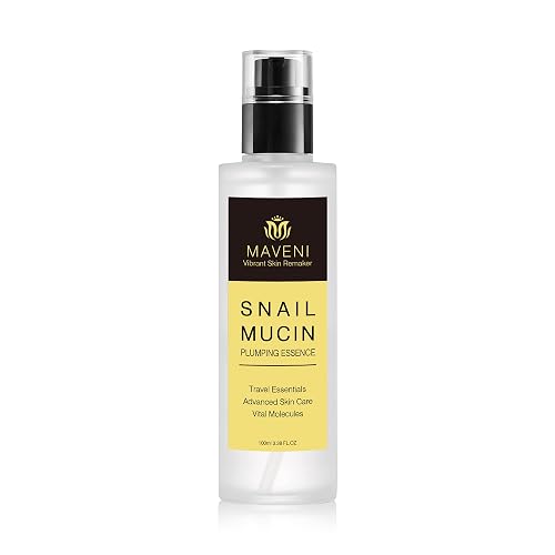 MAVENI High Concentration Snail Mucin Plumping Serum 100ml 3.38 fl.oz,Hydrating Serum with Snail, Reduce Wrinkles and Fine Lines,Smooth Facial Skin