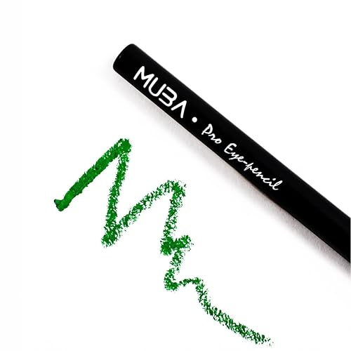 MUBA COSMETICS Eye Pencil “Venom” - Waterproof Eyeliner Pencil, Smudge-Proof, Long Lasting Eye Makeup with Smooth Precision - GREEN
