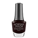 Morgan Taylor Nail Lacquer (Pumps Or Cowboy Boots?) Black Professional Lacquer, Vibrant, Chip-Resistant, Fast-Drying, Long-Lasting, High-Shine