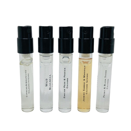 Jo Malone Set 5 London Fragrance Sample VIALS Different Scent 0.05oz/ 1.5ml each. Set F Beauty & Personal Care Jo Malone