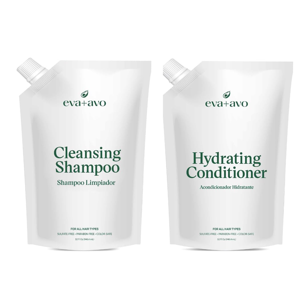 EVA + AVO Shampoo + Conditioner 32 Oz. Duo
