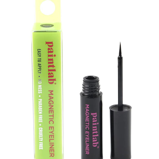 PaintLab Magnetic Eyeliner, Bold, Pigmented, Water-Resistant Liquid Liner for Easy Magnetic Lash Application, Black