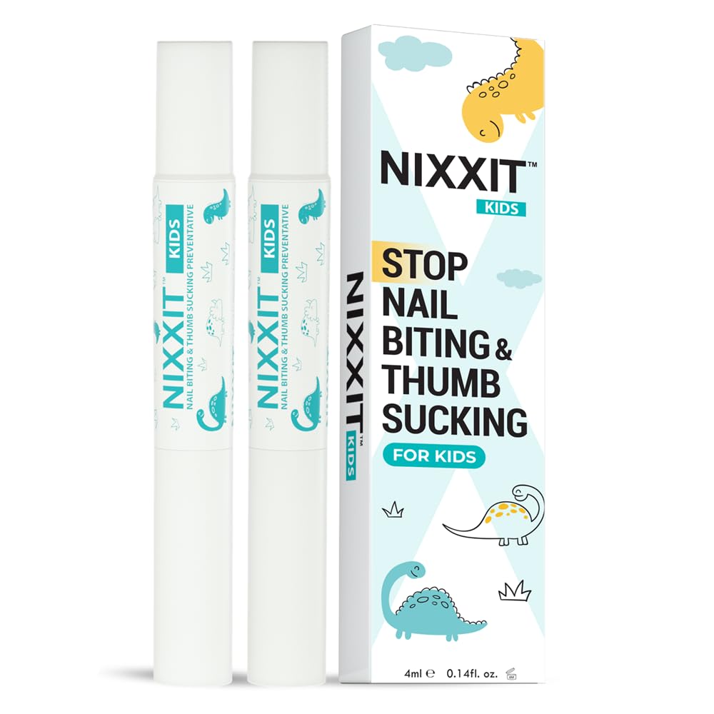 NIXXIT Nail Biting Treatment for Kids - Stop Thumb Sucking for Kids, Toddlers, Children - No Bite Nail Polish Pen - Non Glossy - Bitter Taste - Safe Beauty and Personal Care NIXXIT Default Title