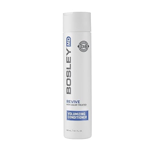 BosRevive Volumizing Conditioner for Noticeably Thinning, Non Color-Treated Hair - DHT-Blocking Saw Palmetto, Biotin Strengthening, Niacin