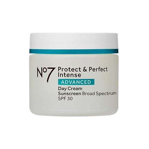 No7 Protect & Perfect Intense Advanced Face Cream - Hydrating Face Moisturizer with SPF - Formulated with Hyaluronic Acid & Collagen Peptide