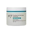 No7 Protect & Perfect Intense Advanced Face Cream - Hydrating Face Moisturizer with SPF - Formulated with Hyaluronic Acid & Collagen Peptide