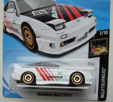 Hot Wheels 2018 50th Anniversary '96 Nissan 180SX Type X 214/365, White