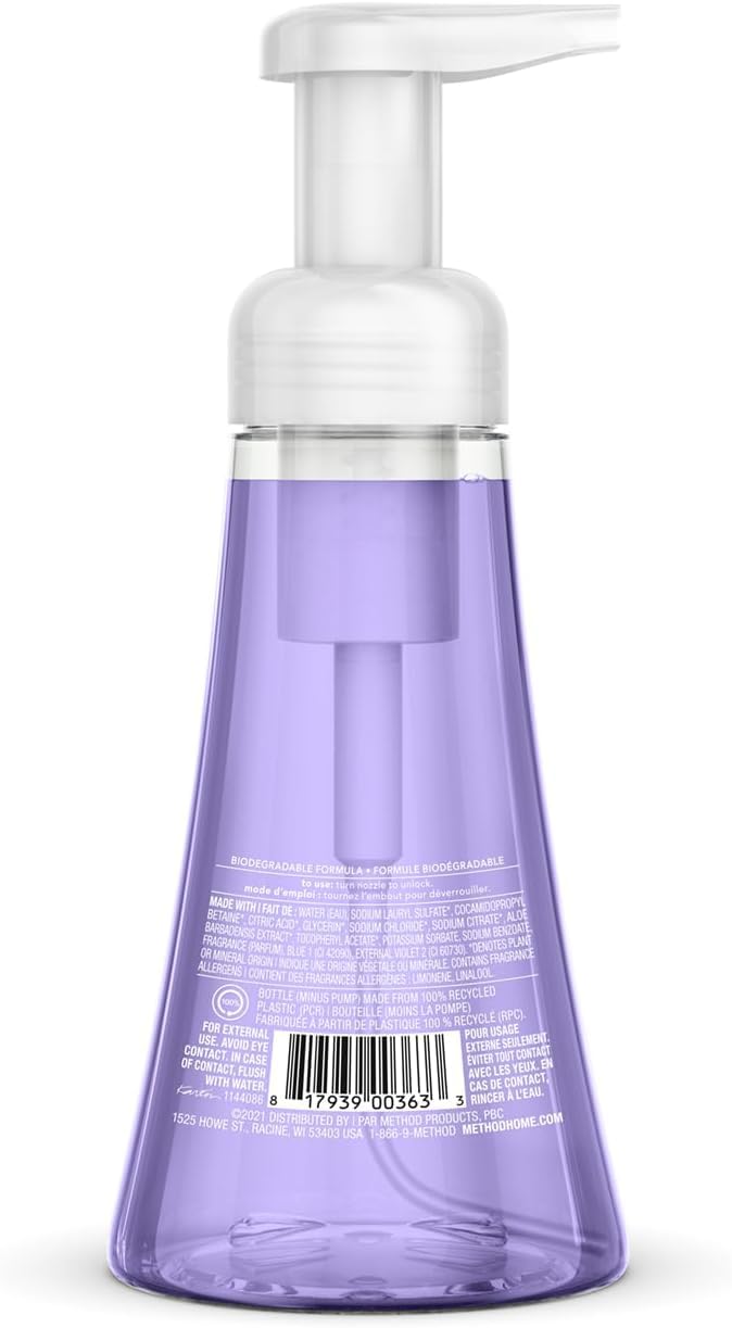 Method French Lavender Foaming Hand Wash 10oz. (Pack of 1)