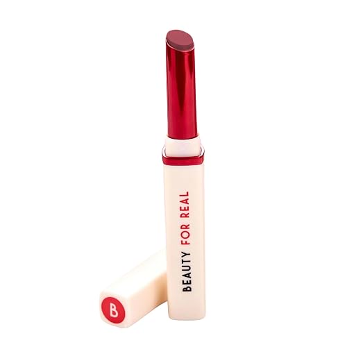 Beauty For Real Lip Revival Essential Hydration Serum Lipstick, Neutral - Lightweight & Hydrating - Contains Hyaluronic Acid, Mango Butter, and