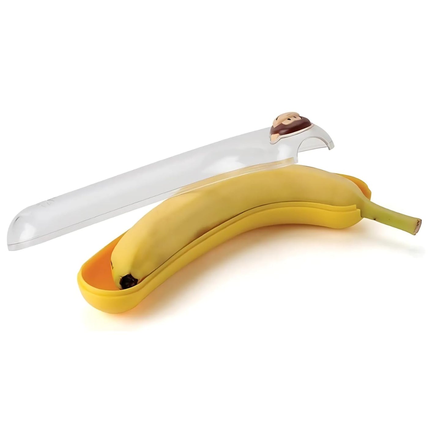 Joie Monkey Banana Pod Storage Container, Durable Holder for Kids Lunch Boxes and Backpacks, Keeps Food Fresh and Safe On-the-Go, Cute Kitchen…