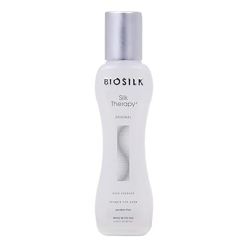 BioSilk Silk Therapy Original, Reconstructing Leave-In Hair Treatment, Adds Shine, Smooths & Prevents Split Ends, Sulfate-Free, Paraben-Free