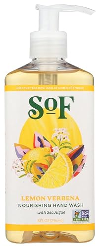 South of France, Lemon Verbena, Hand Wash with Soothing Aloe Vera, 8 oz (236 ml) (Pack of 2)