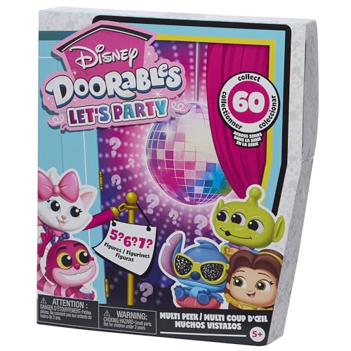 Disney Doorables Let’s Party Multi-Peek Series 14, Collectible 1.5 Inch Toy, Boys and Girls Toy Ages 5 and Up