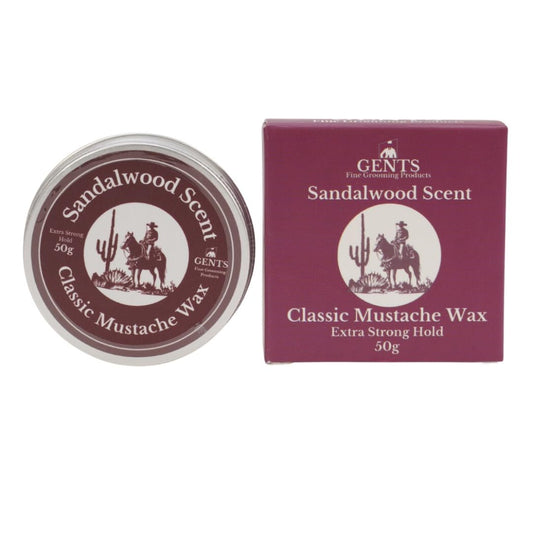 G.B.S Gents Strong Hold Sandalwood Mustache Wax, Easy Application, Restyleable, long lasting hold Beauty and Personal Care G.B.S