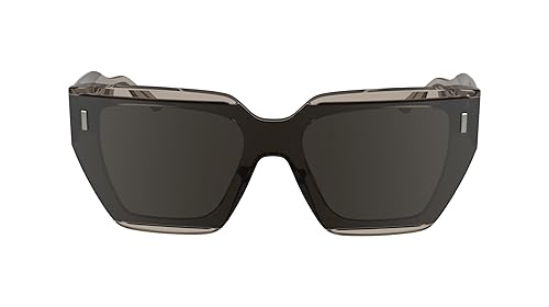 Calvin Klein Women's Sunglasses CK24533S - Nude with Solid Brown Wine Lens