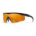 Wiley X PT-1 Changeable Lens Sunglasses with Rust Lens/Matte Black Frame