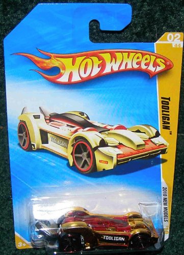 HOT WHEELS 2010 NEW MODELS GOLD 02 OF 12 TOOLIGAN GOLD by Hot Wheels