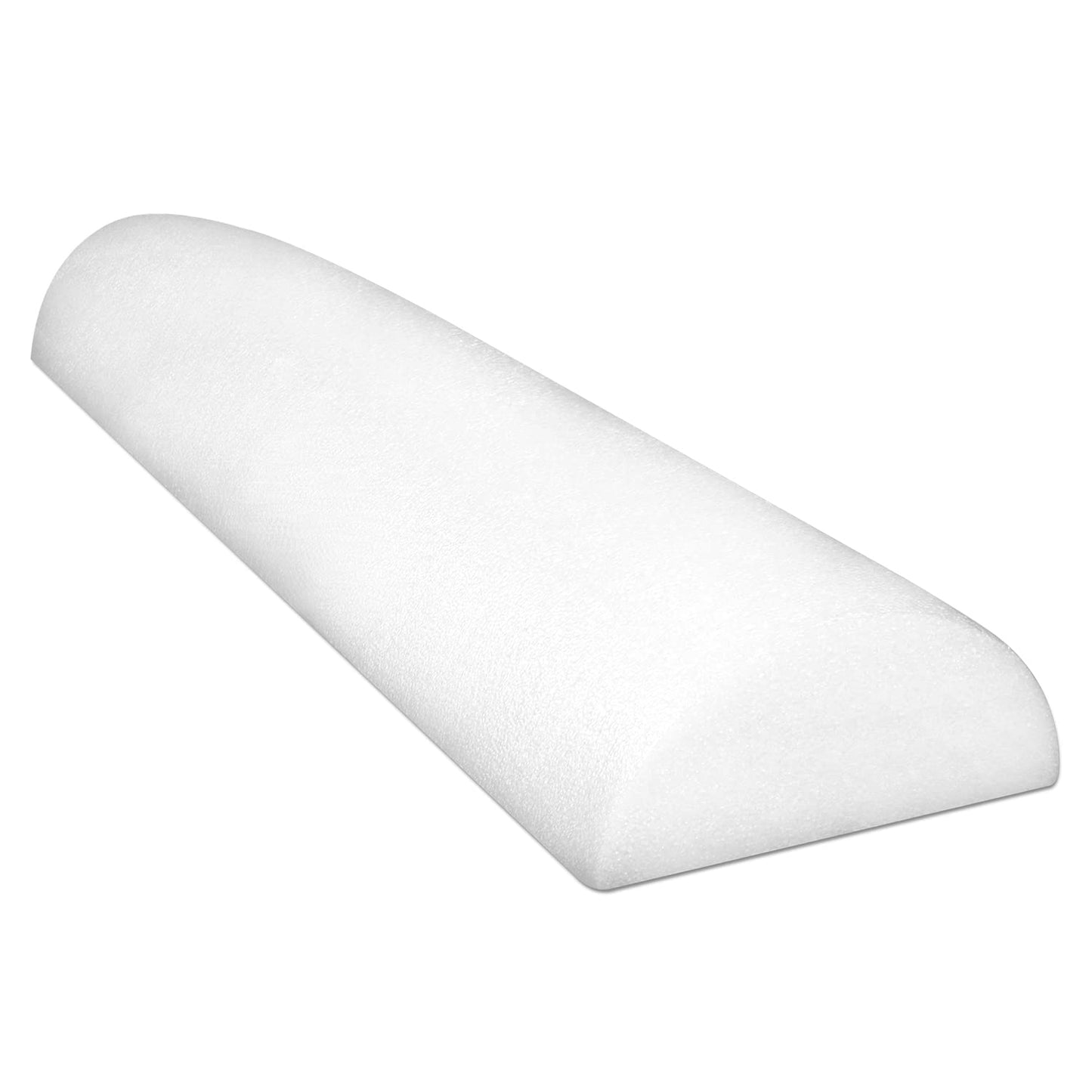 Cando 30-2340 Full-Skin PE Foam Roller for Muscle Restoration, Massage Therapy, Sport Recovery and Physical Therapy, White, 6" Width, 36" Length