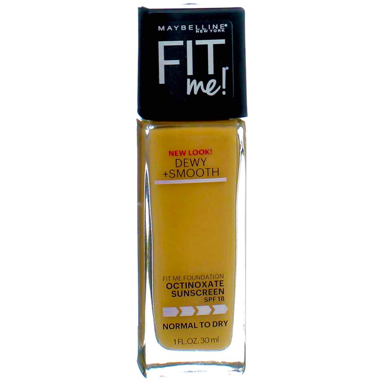Maybelline New York Fit Me! Foundation Dewy + Smooth SPF 18, Sun Beige [310] 1 oz ( Pack of 2)