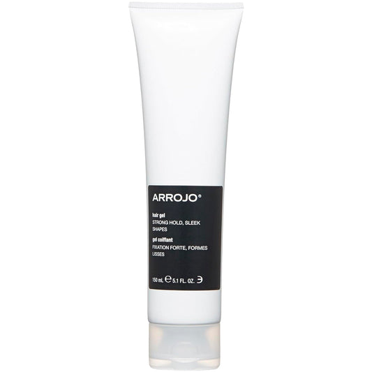 Arrojo Hair Gel for Short Hair, 5.1oz - No-Flake Styling Gel with Vitamin B5 - Strong Hold, Pliable Finish, Non-Sticky for Sleek & Modern Hairstyles