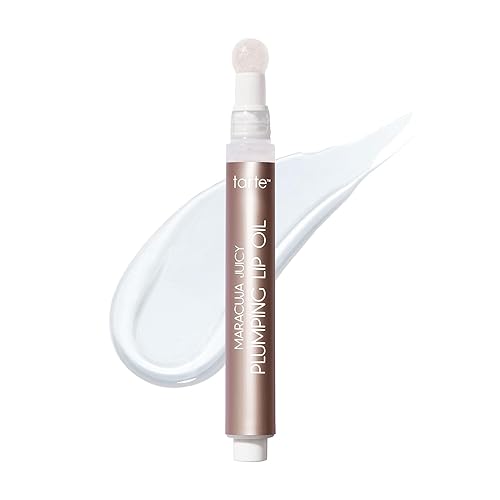 tarte maracuja juicy plumping lip oil - Hydrating & Volumizing Lip Plumper Gloss Balm with Nourishing Hyaluronic Acid, Plumps & Moisturizes, Vegan