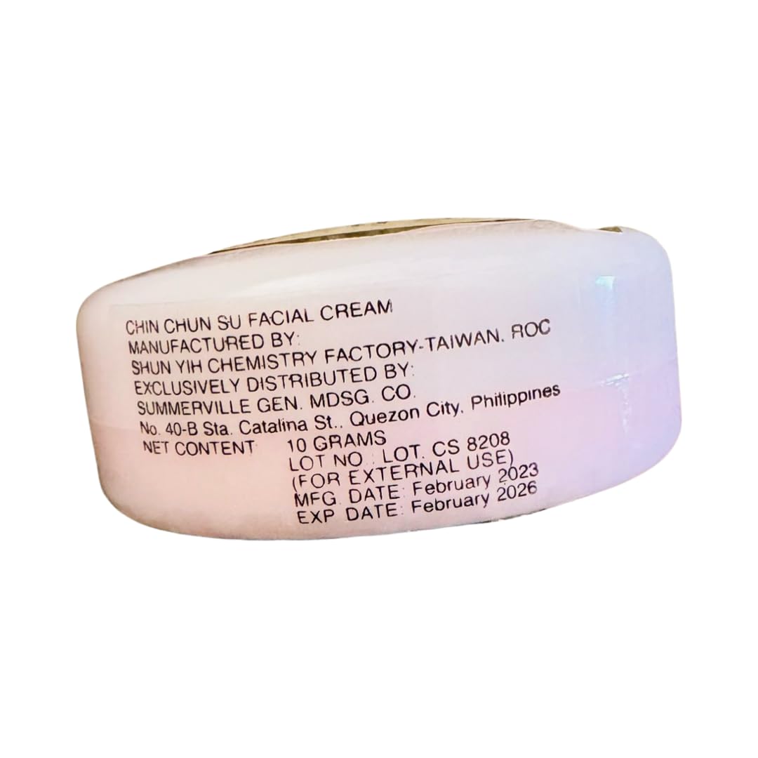 Chin Chun Su Facial Cream, Beige Label, 1 Box - 12 Pieces