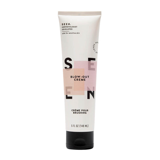 SEEN - Blow-Out Creme, Scented - Non-Comedogenic Blow-Out Hair Cream - Dermatologist-Developed - Reduces Frizz- Heat Protectant- Safe for Sensitive