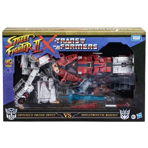 Transformers Collaborative: Street Fighter II Mash-Up, Optimus Prime [Ryu] vs. Megatron [M. Bison]