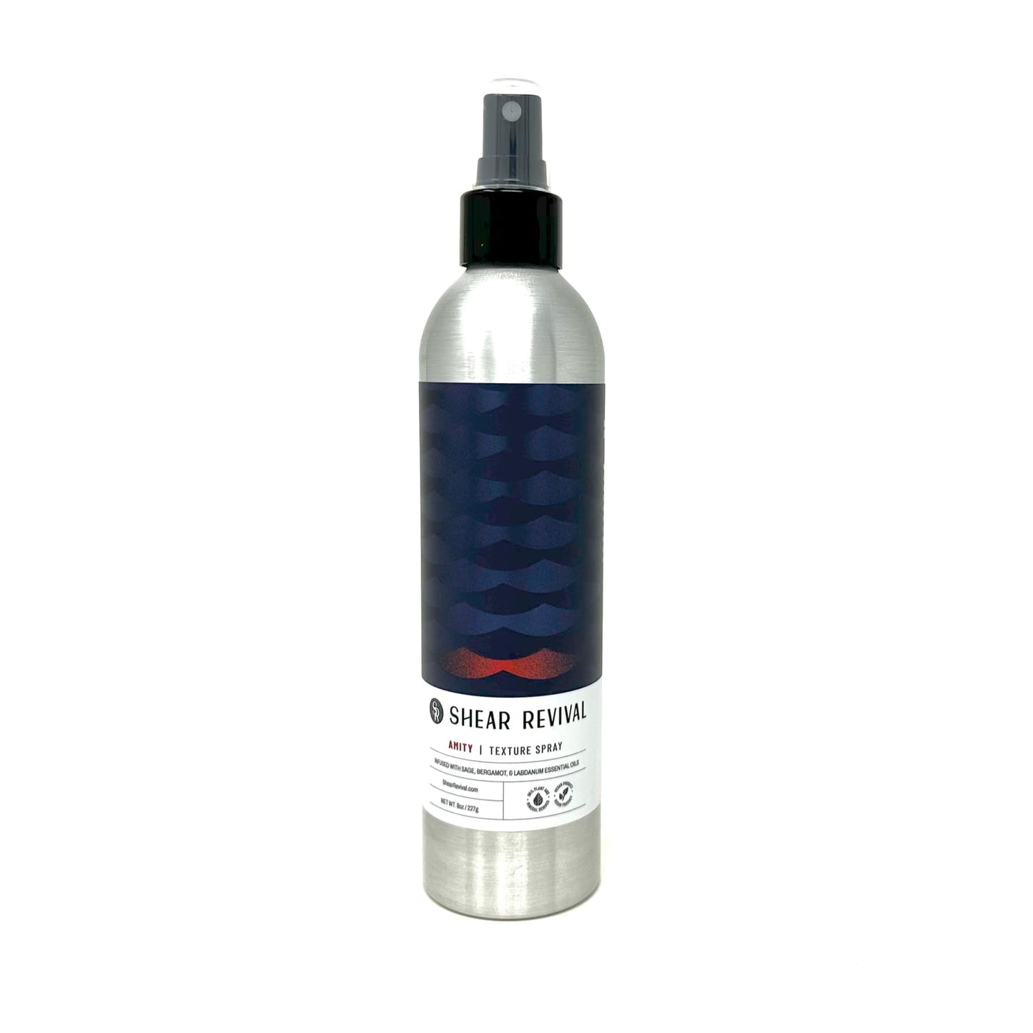 Shear Revival Amity Texture Spray for Men & Women - Vegan, Light Hold, Matte Finish for All Hair Types, Sage, Bergamot, and Labdanum Scent with Sea