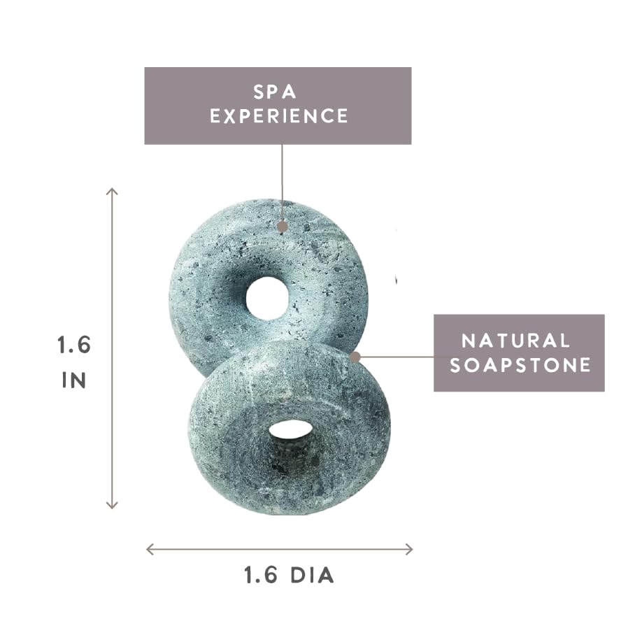 Santa Barbara Design Studio Pure Design Cooling Stone Eye Orbits Gift Set, 1-Pair, Soapstone