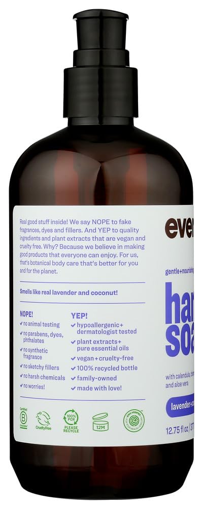 Everyone Lavender Coconut Hand Soap, 377 ML