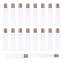 AJLTPA 50Pcs 15ml Lip Gloss Squeeze Tubes, Rose Gold Lip Gloss Containers Empty, Refillable Soft Clear Tubes for DIY Lipgloss Balm Cosmetic (Rose