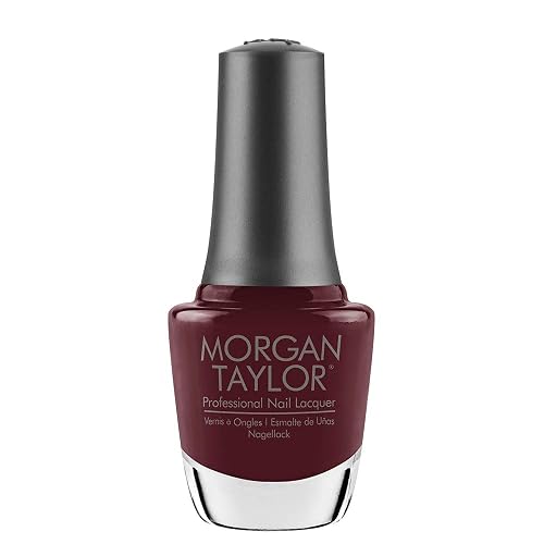 Morgan Taylor Nail Lacquer (A Little Naughty) Purple Professional Lacquer, Vibrant, Chip-Resistant, Fast-Drying, Long-Lasting, High-Shine, Perfect Beauty & Personal Care Morgan Taylor