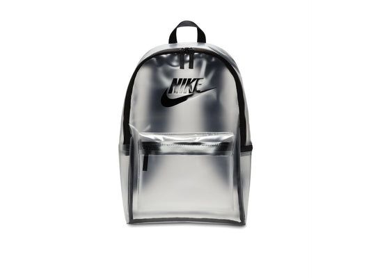 Nike Unisex Kids Heritage Crystal Backpack (25L) (Little Kid/Big Kid) Clear/Black/Black One Size