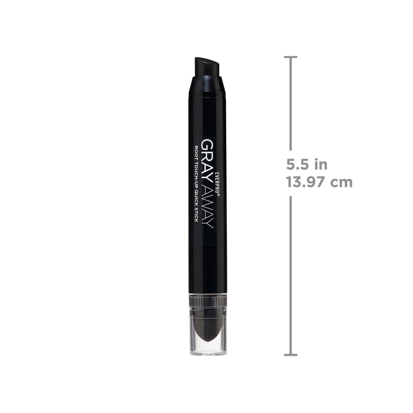 EVERPRO Gray Away Root Touchup Quick Stick, Black, 0.1 Oz