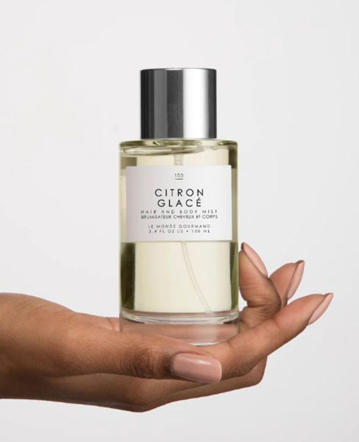Gourmand Citron Glaze Hair + Body Mist 3.4 Fl.Oz! Blend Of Lemon, Jasmine, and Rock Sugar! Perfumed Hair & Body Mist For All Day Long-Lasting